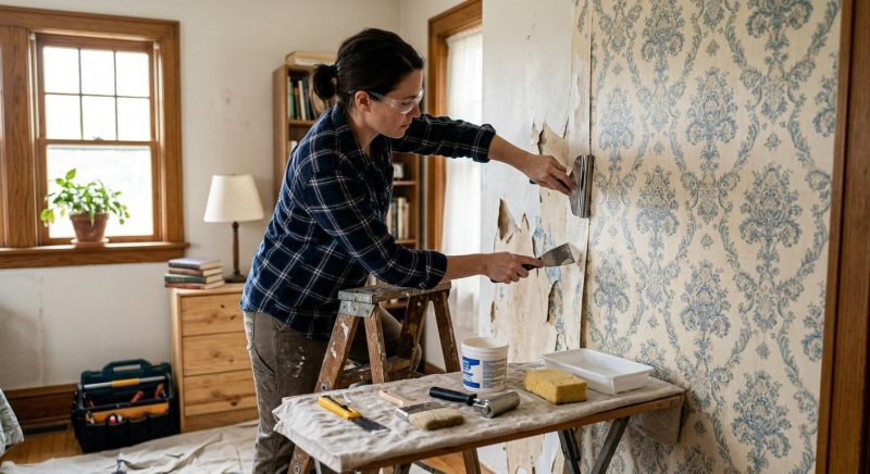 Wallpaper Repair in Roswell, GA