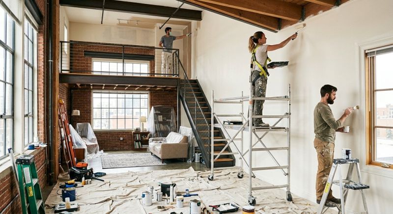 Attic Painting in Waco, TX