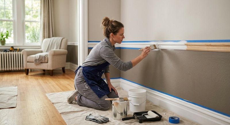 Baseboards Painting in Kansas City, KS
