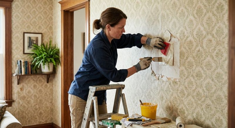 Wallpaper Seam Repair in Littleton, CO
