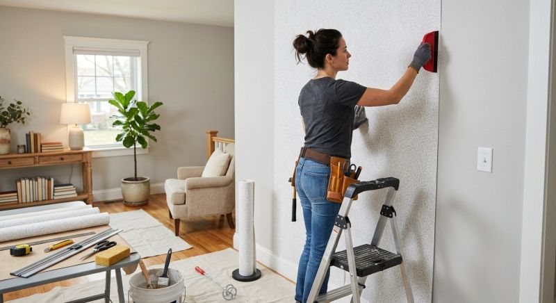 Wallpapering Service in Roswell, GA