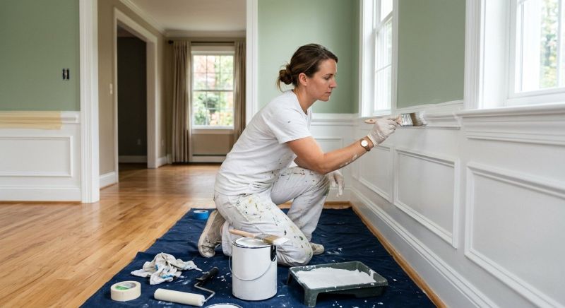 Wood Trim Painting in Wilmington, NC